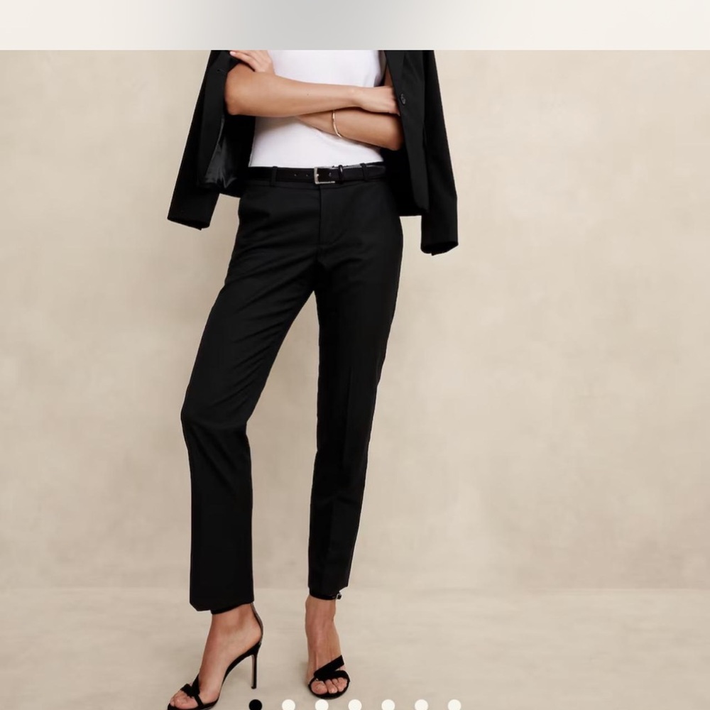 Banana Republic Black Ankle Pants